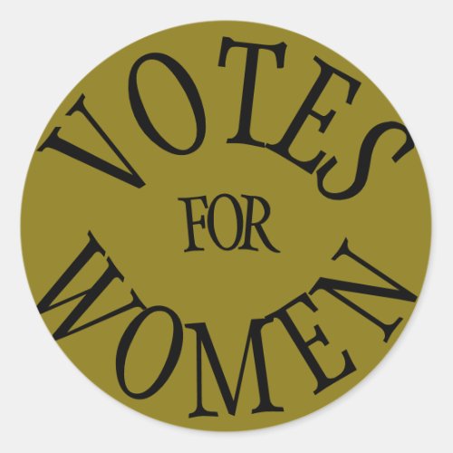 Votes for Women commemorative suffrage sticker
