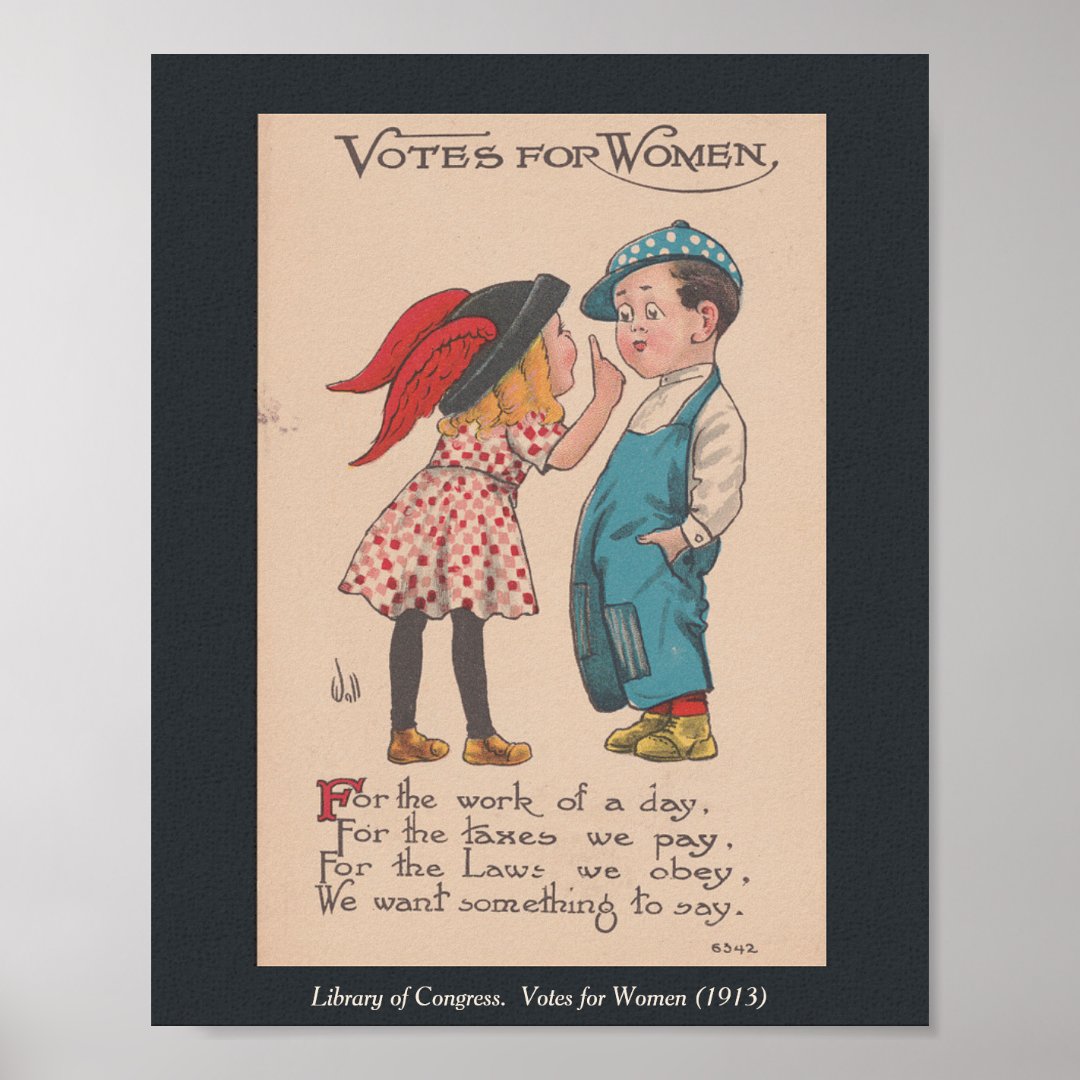 Votes for Women. Empowerment quotes Poster | Zazzle