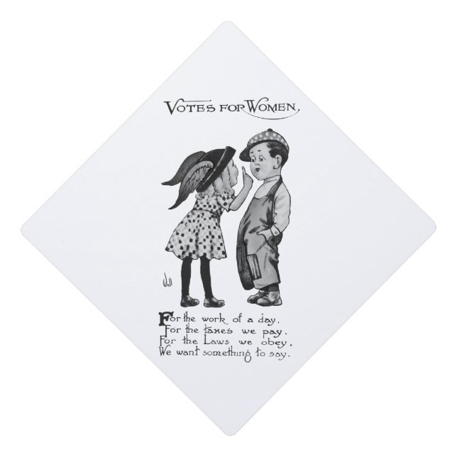 Votes For Women Graduation Cap Topper (Front)