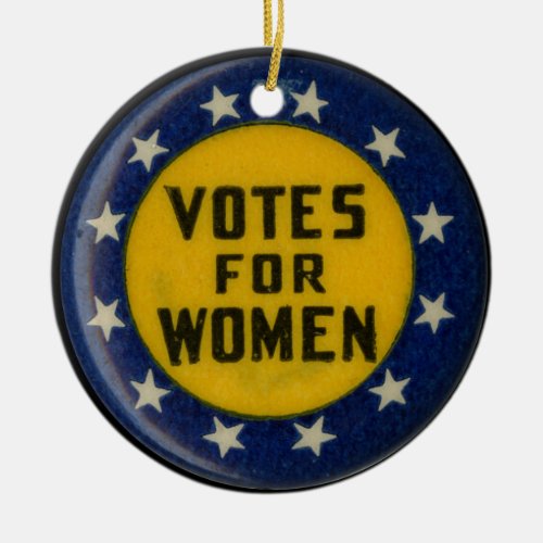 Votes for Women Historic Suffrage Collectable Ceramic Ornament