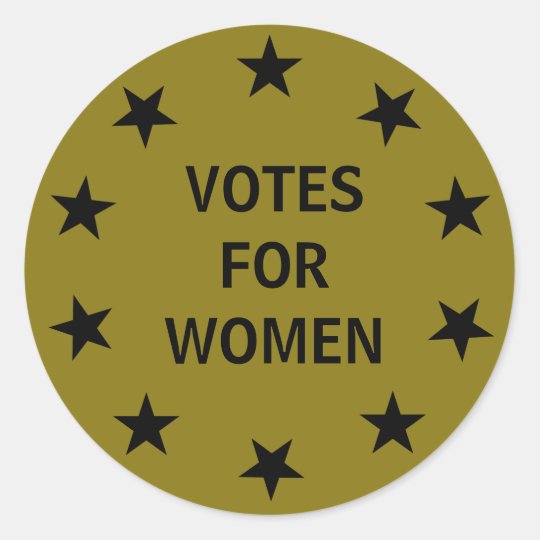 Votes For Women Historic Suffrage Pin Sticker 5405