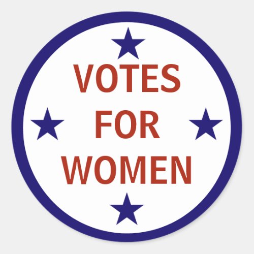 Votes for Women Historic Suffrage Sticker