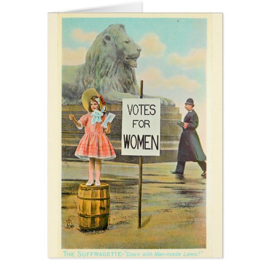 Votes for Women Protest Cards (Front)
