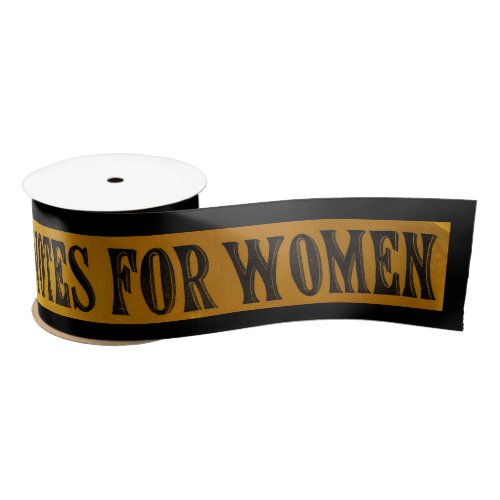 Votes for Women Ribbon Suffragettes Banner Vintage