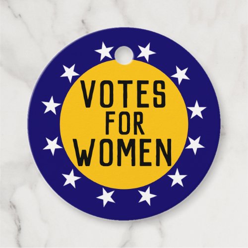 Votes for Women  Suffrage PIn LWV set of 12 Favor Tags