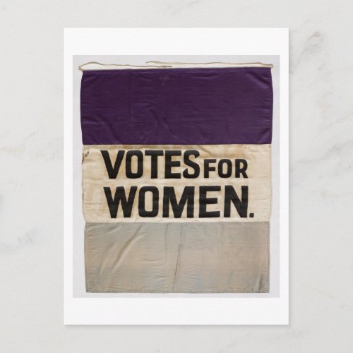 VOTES FOR WOMEN Suffragette Banner 1910_1920 Postcard