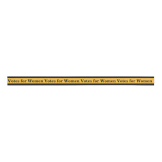 Votes for Women Suffragette Banner Sash Grosgrain Ribbon