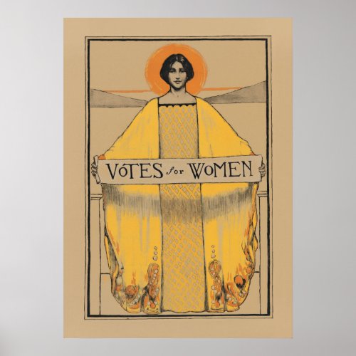 Votes for Women Vintage Womens Suffrage Poster