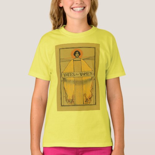 Votes for Women Vintage Womens Suffrage T_Shirt