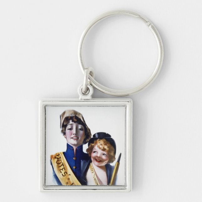 Votes for Women - Women's Suffrage, 1915 Keychain (Front)