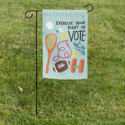 VOTING Exercise Your Right to Vote Elections Cute  Garden Flag