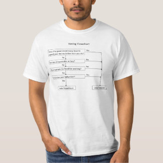 voting flowchart T-Shirt