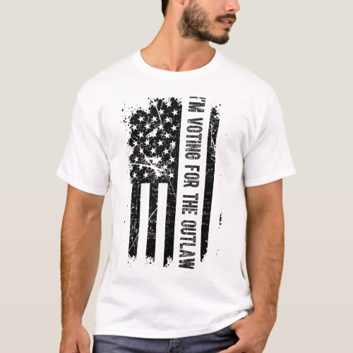 Voting For The Outlaw _ Trump Take America Back 20 T_Shirt