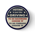 Voting is Just Like Driving Button Voting is Just Like Driving Button