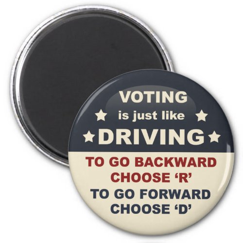 Voting is Just Like Driving Magnet