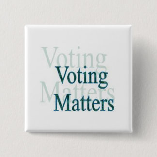 Voting Matters Pinback Button