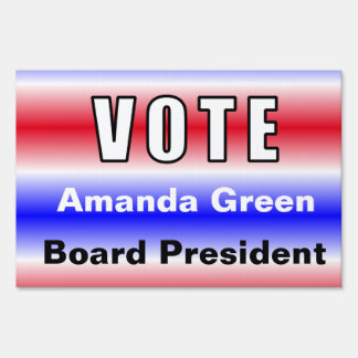 Voting Political Yard Signs