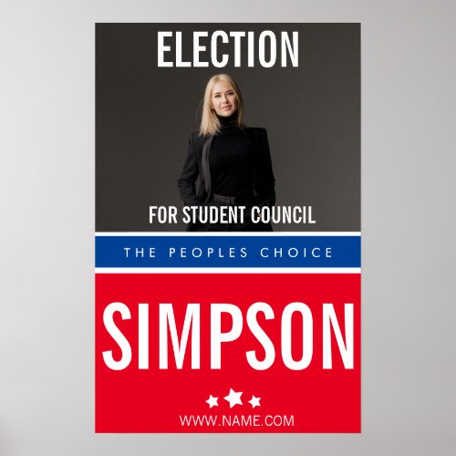 voting poster class president student council