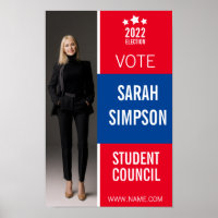 voting poster class president, student council