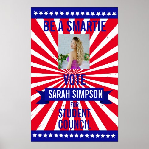 voting poster class president student council 