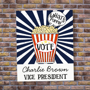 voting poster school classroom Popcorn vote
