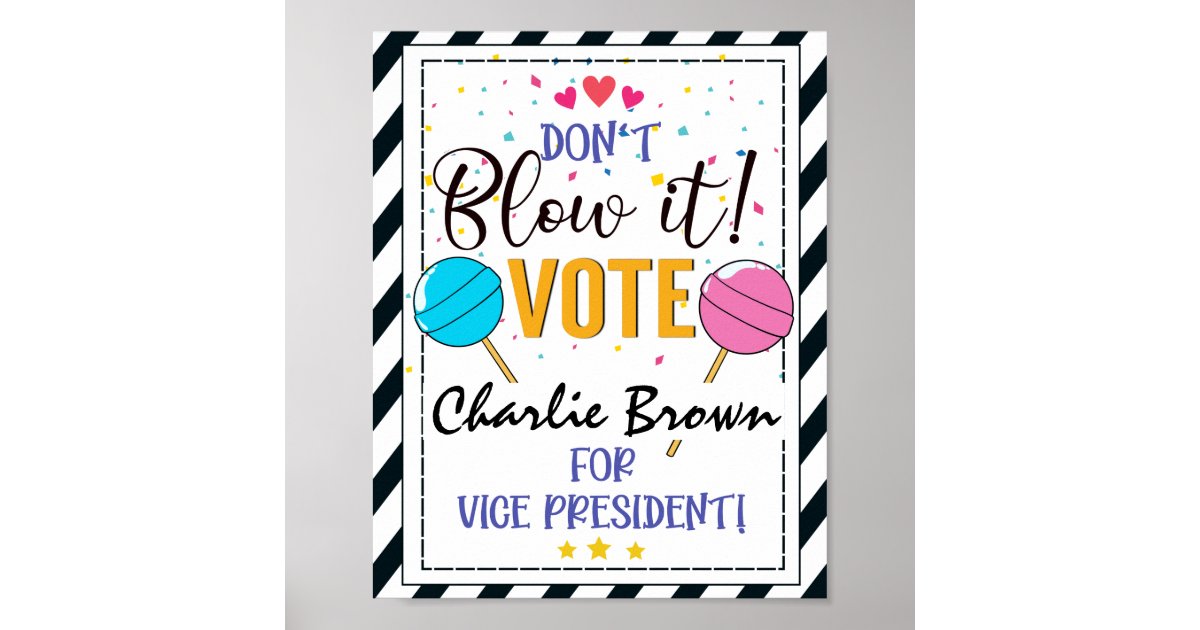 vote for me for class president