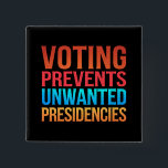 Voting Prevents Unwanted Presidencies Election  Button<br><div class="desc">Voting Prevents Unwanted Presidencies Election Political</div>