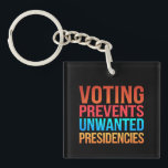 Voting Prevents Unwanted Presidencies Election  Keychain<br><div class="desc">Voting Prevents Unwanted Presidencies Election Political</div>