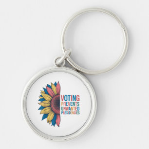 Voting Prevents Unwanted Presidencies Voting Desig Keychain