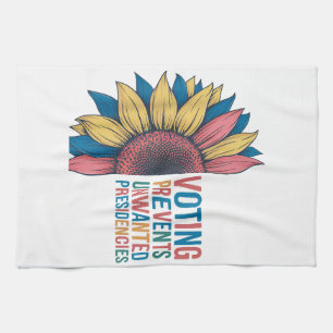 Voting Prevents Unwanted Presidencies Voting Desig Kitchen Towel