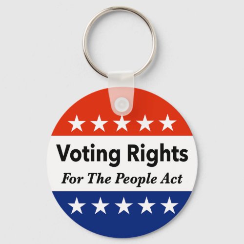 Voting Rights For The People Act Keychain