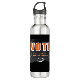 Voting Scare Tactics Stainless Steel Water Bottle