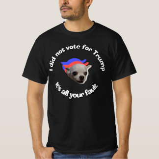 Voting shirt White text
