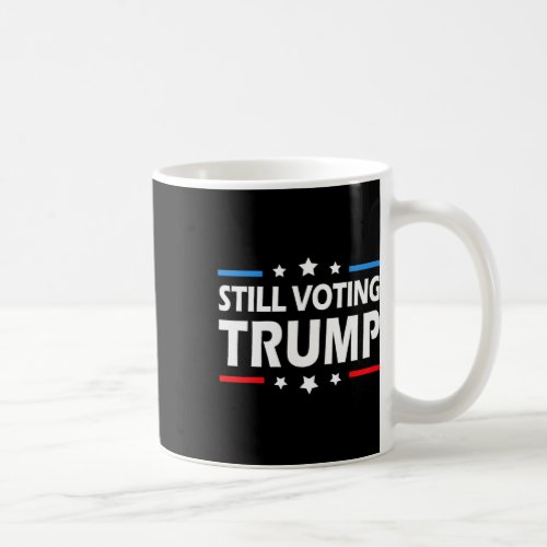 Voting Trump 2024 Patriotic American Flag Men Wome Coffee Mug