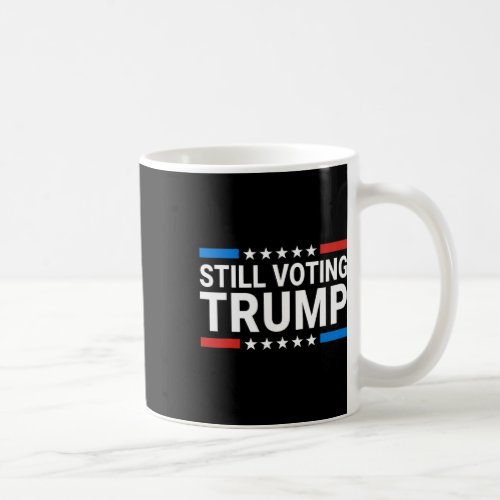 Voting Trump 2024 Patriotic American Flag Men Wome Coffee Mug