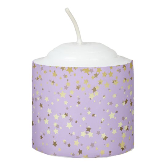 Votive CandleGold Stars Votive Candle
