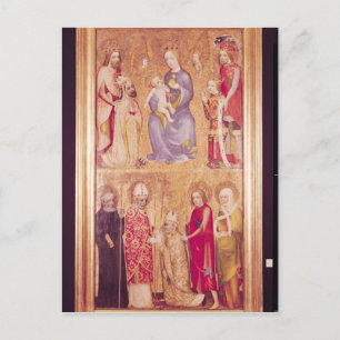 Votive panel Archbishop Jan Ocko of Vlasim Postcard