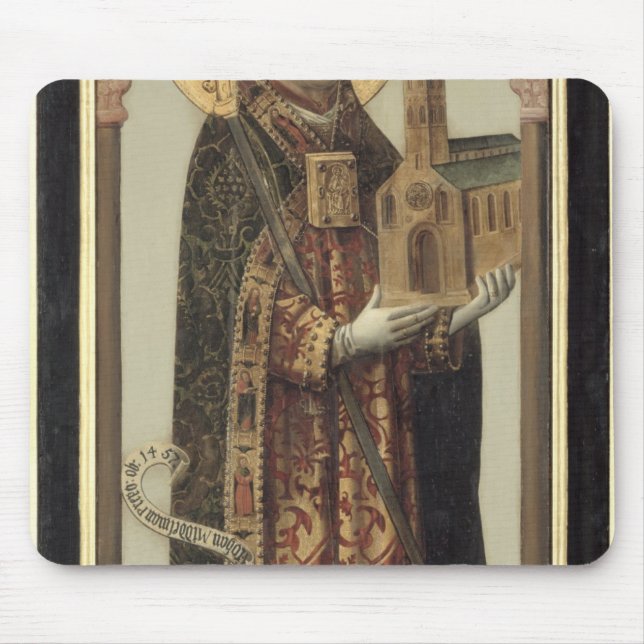 Votive Panel Depicting St. Ansgar, 1457 Mouse Pad (Front)