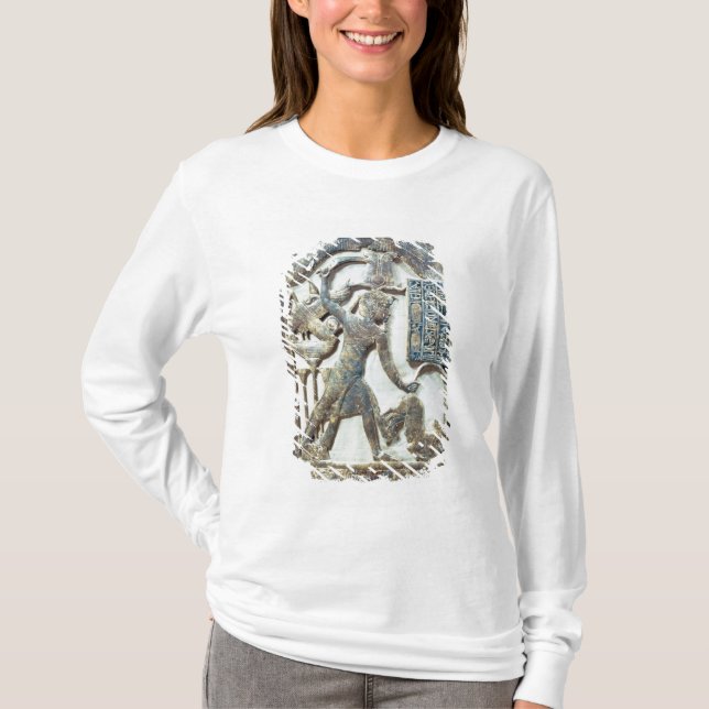 Votive shield depicting the king slaying a T-Shirt (Front)