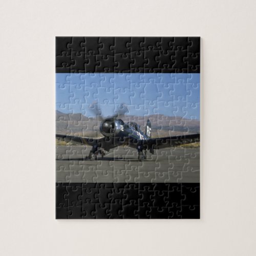 Vought F4U Corsair Left Front_WWII Planes Jigsaw Puzzle
