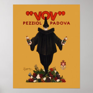 “VOV” Pezziol Padova ~ 1922 ~ Leonetto Cappiel Poster