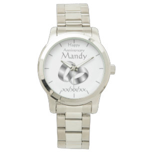 Vow Renewal Anniversary WIFE Watch Personalized