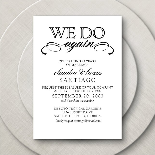 Vow Renewal Invitation (Creator Uploaded)