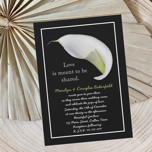 Vow Renewal Invitation