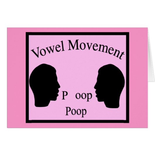 Vowel Movement - Pink Cards (Front Horizontal)