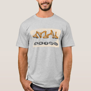 Vowels AEIOU English language Grammar T-Shirt