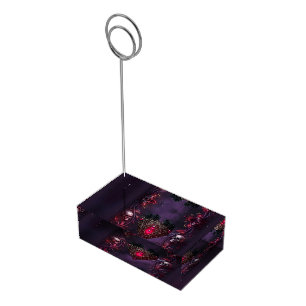 Vows Beyond the Veil – Gothic Wedding Art Place Card Holder