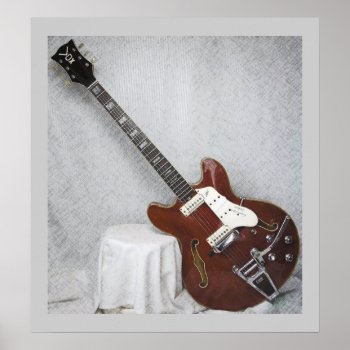 Vox Super Lynx Deluxe Guitarposter Poster by slowtownemarketplace at Zazzle