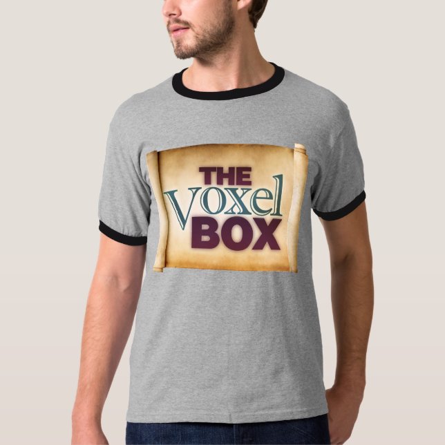 VoxelShirt - The VoxelBox Scroll Logo T-Shirt (Front)