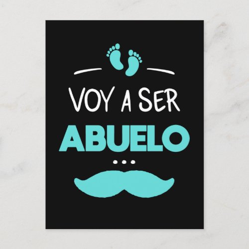 Voy a ser abuelo postcard